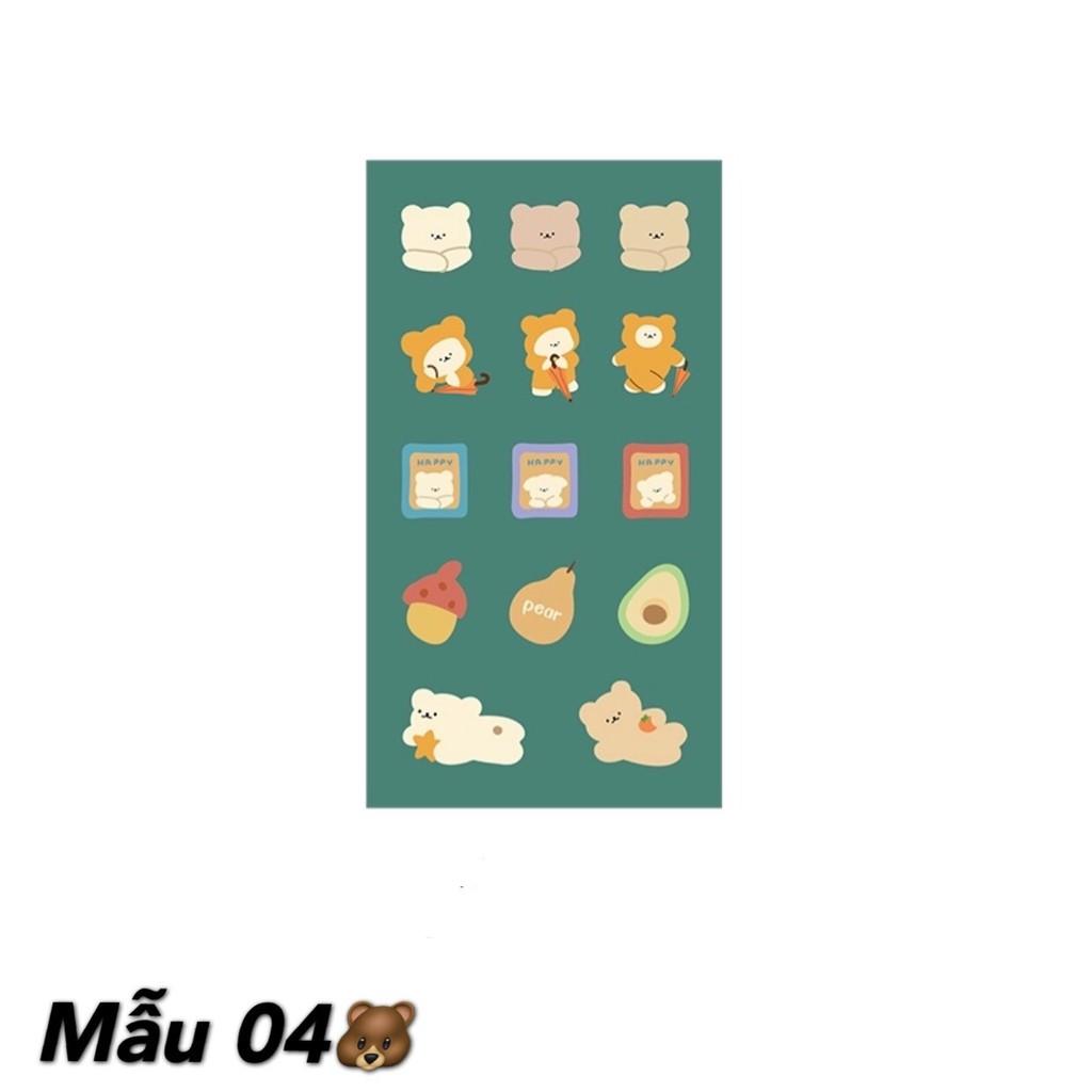 Sticker Hình Nhân Vật Hoạt Hình Dễ Thương Dùng Trang Trí Nhiều Mẫu Tự Chọn Đáng Yêu