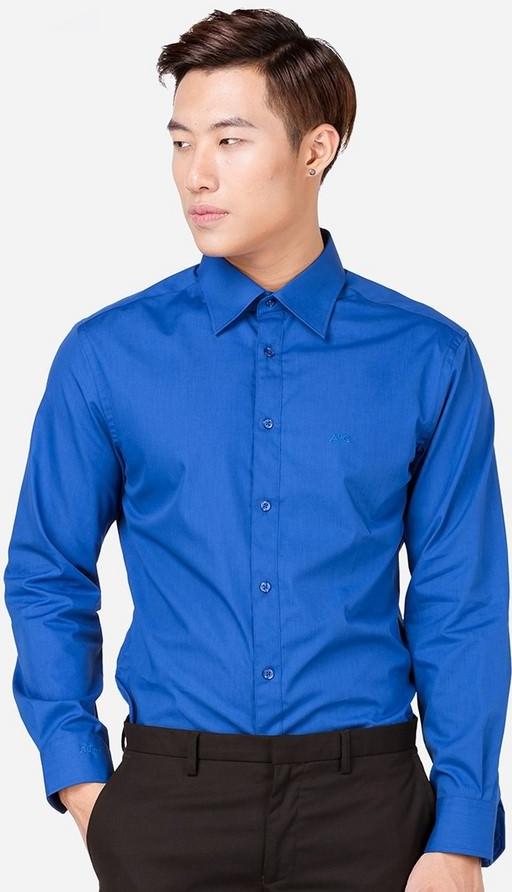 Áo sơ mi dài tay công sở nam dáng Slim mã ALGS040