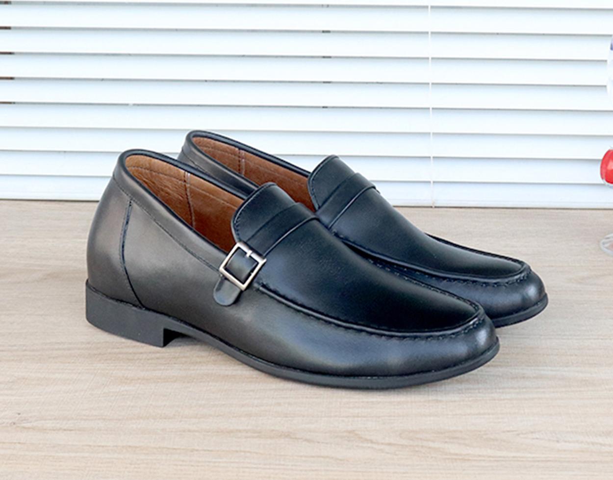 GIÀY TĂNG CHIỀU CAO GIÀY CAO DÀNH CHO NAM GIỚI T&TRA T15 ĐEN - CAO 6CM GIÀY ĐỘN NAM CAO VƯỢT TRỘI