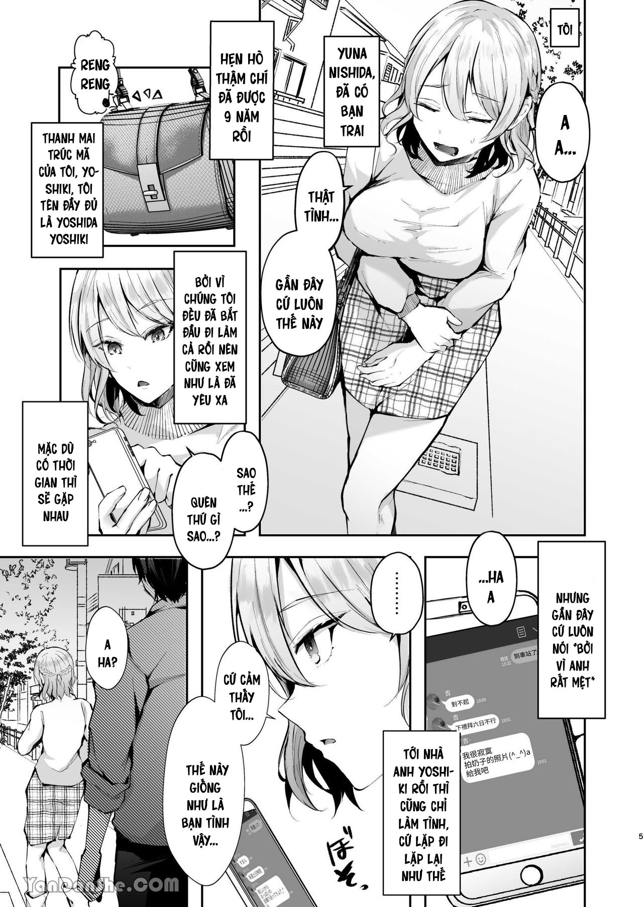 hậu bối hinaki-kun ưu tú bị mê đắm với hạt le ngọt nước và giành lấy tôi từ bạn trai chapter 1.1 5