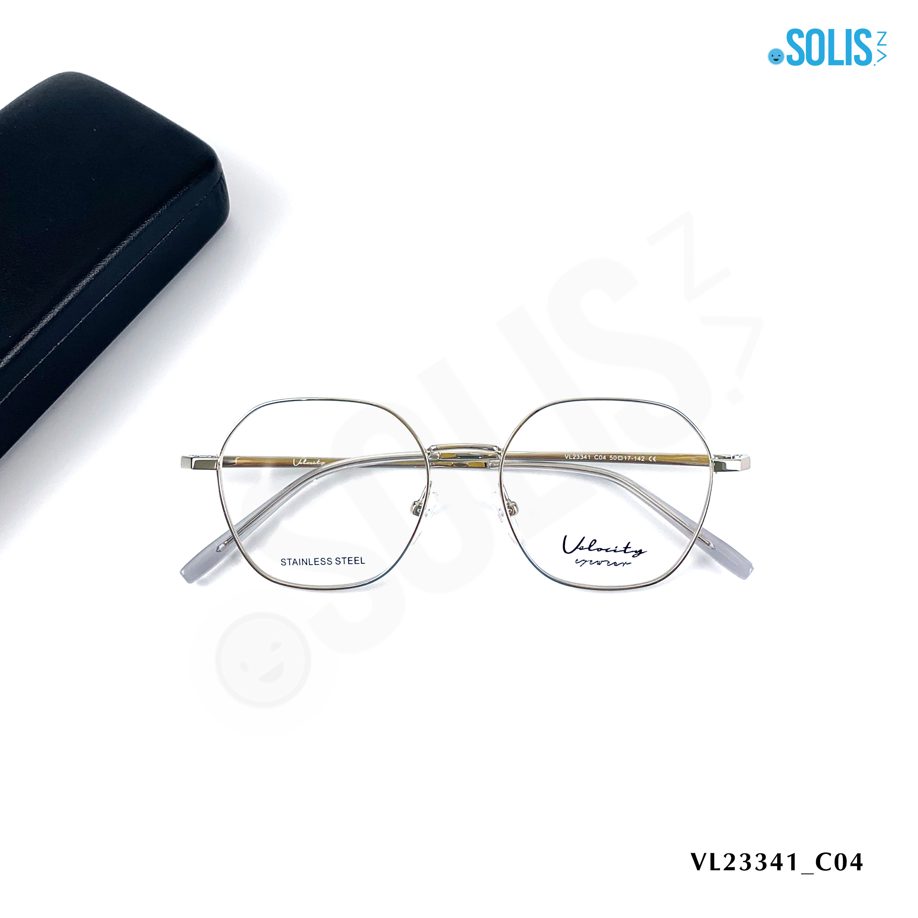Gọng kính kim loại hiệu Velocity VL23341 - KÍNH KIM LOẠI HIỆU VELOCITY VL23341 KÍCH THƯỚC 50-17-142