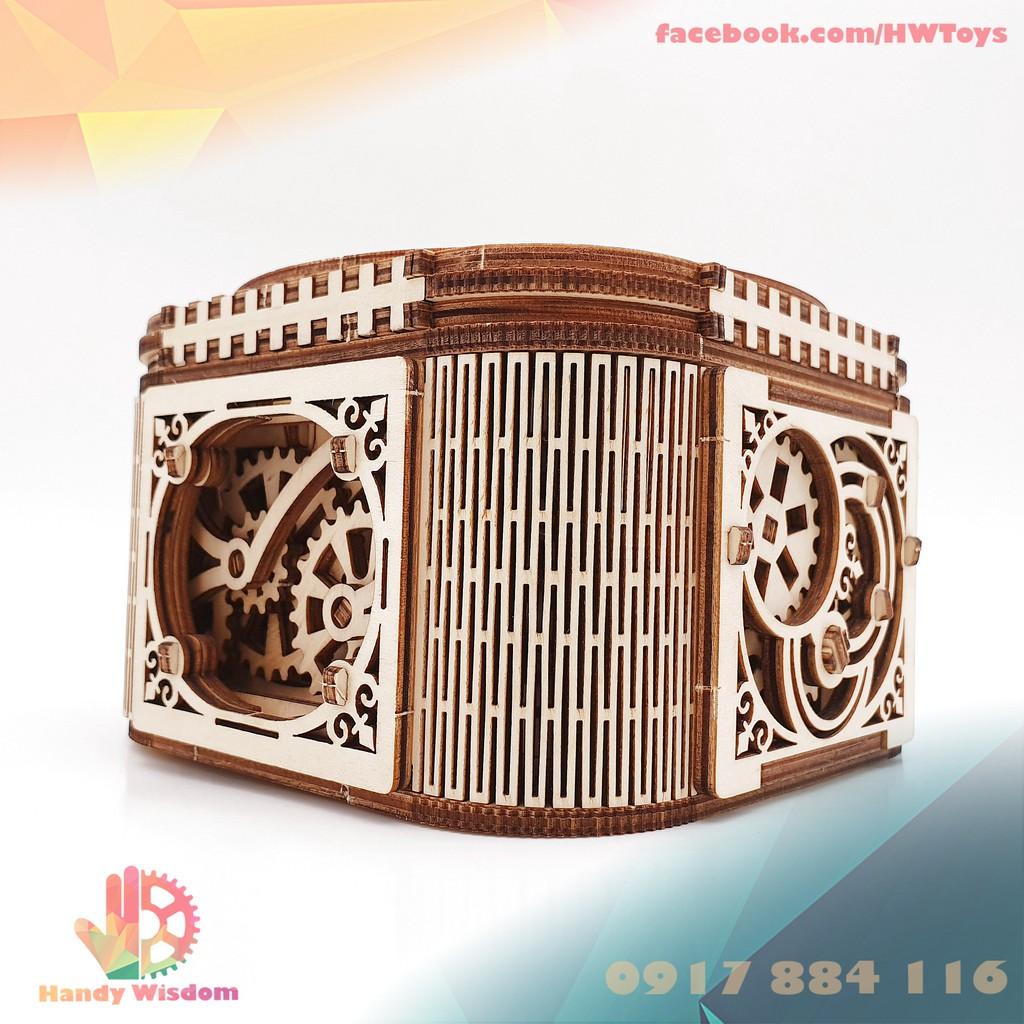 Mô hình gỗ chuyển động - Rương kho báu - Treasure Box