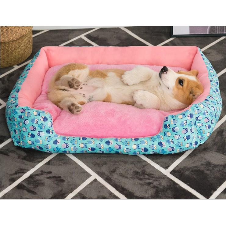 Nệm Chữ Nhật Họa Tiết Cho Chó Mèo . 40x50cm- Cho pé dưới 5kg
