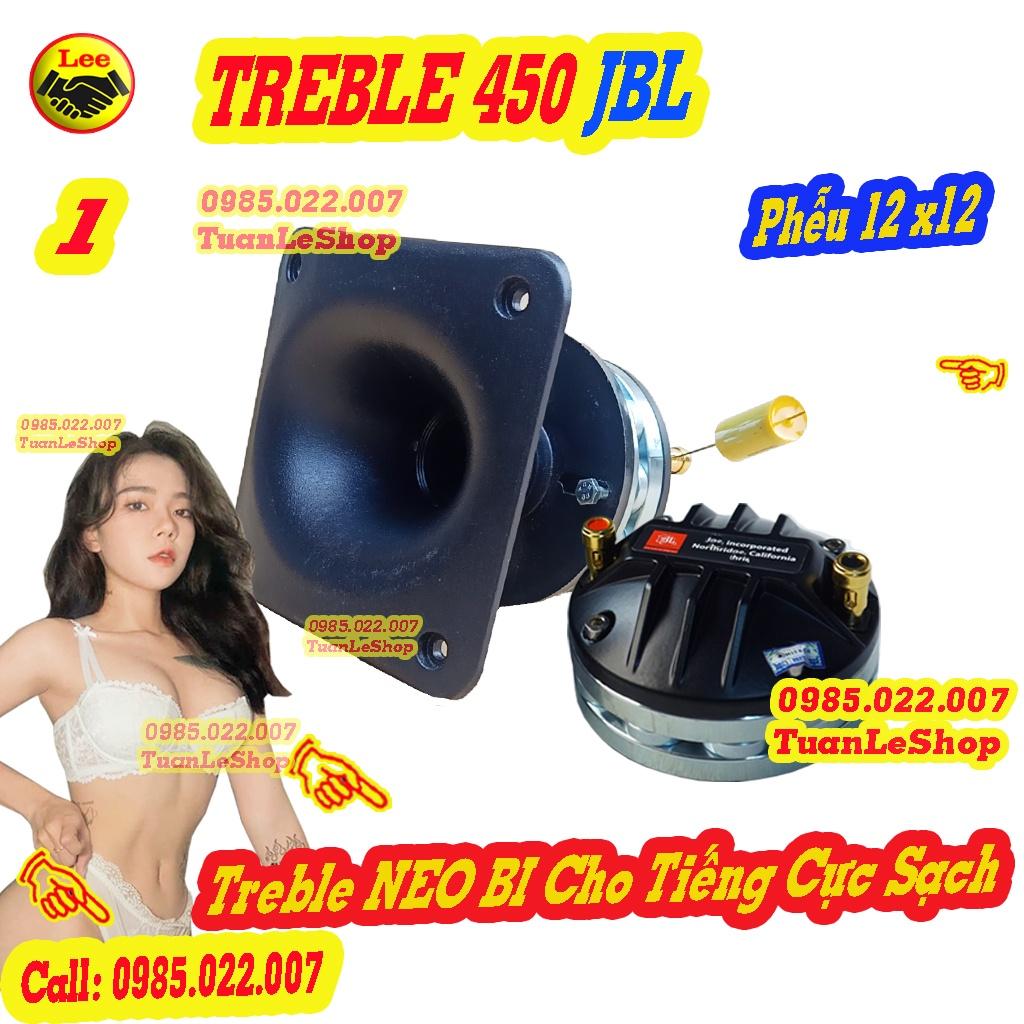 02 COMBO TREBLE J B L 450 NEO BI CÔN DẸT KÈM PHỄU 12x12– GIÁ 02 LOA 450 NEO BI JB L KÈM PHỄU 12x12 +BÍCH CHUYẺN  TỤ 2.2