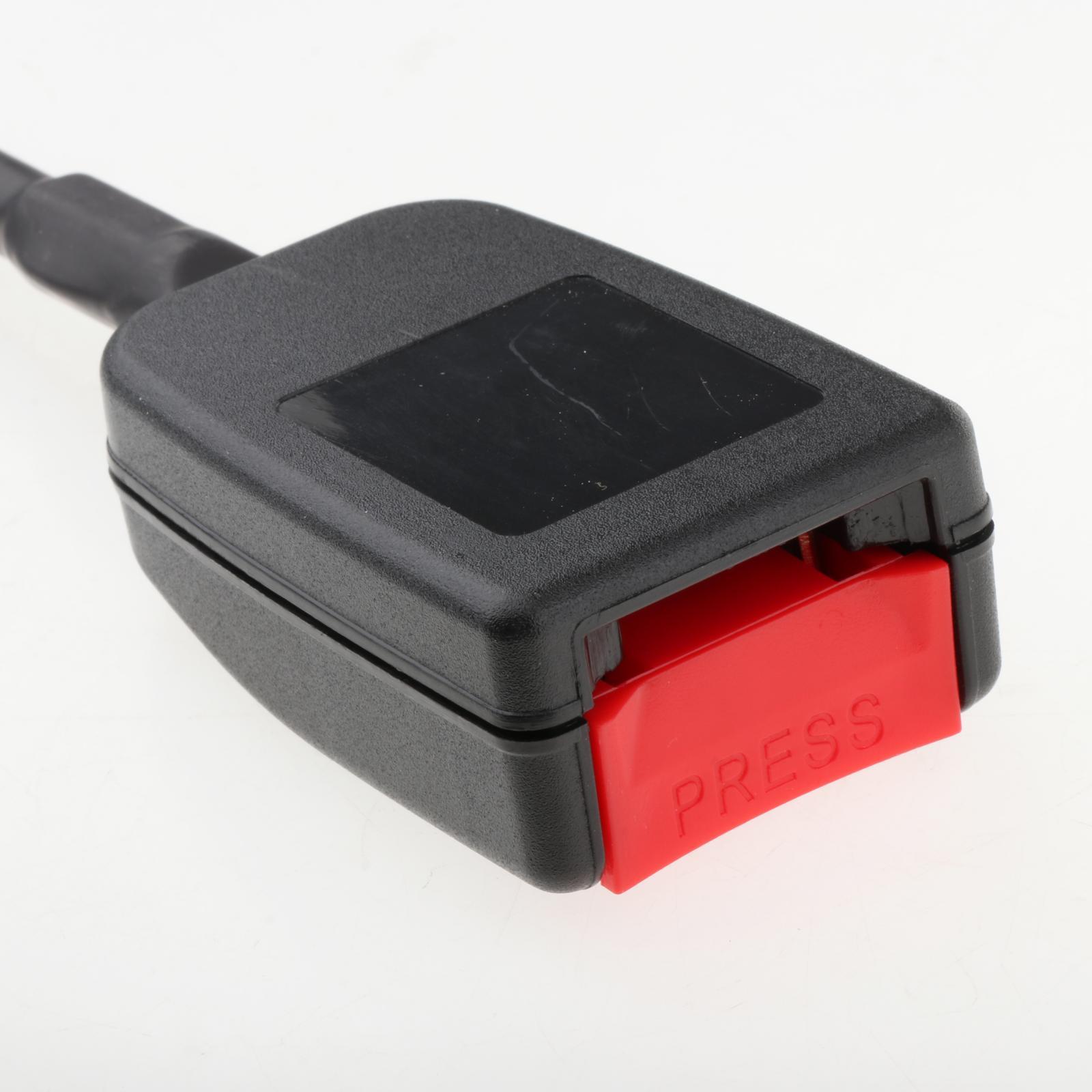 3xUniversal Car Front Seat Belt Buckle Ends Adapter Socket Connector Camlock