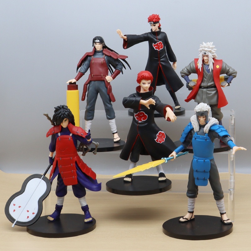 Mô Hình Nhân Vật Naruto Jiraiya Hashirama Madara Tobirama Sasori