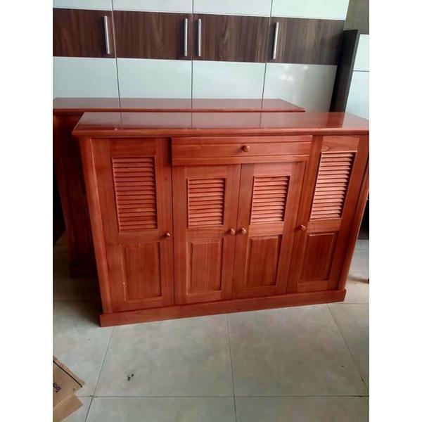 Tủ giày gỗ xoan ta đủ loại 2 cánh , 3 cánh , 4 cánh ( có sẵn)