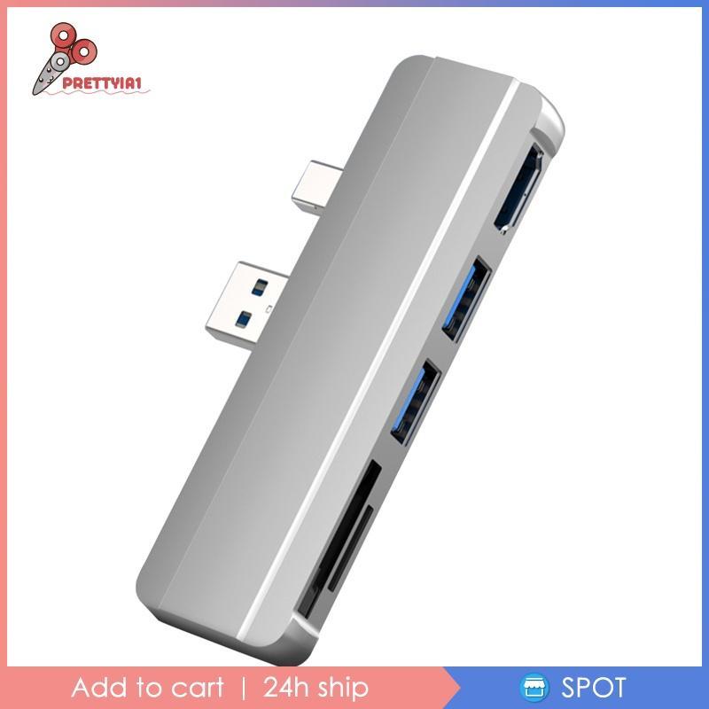 1 Bộ Chia Cổng Usb 3.0 Cho Surface Pro 4 / 5 / 6 4k Hdmi