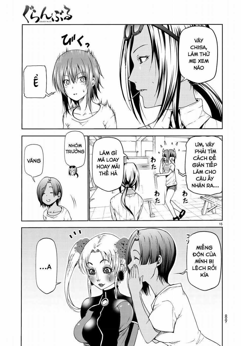 cô gái thích lặn - grand blue chapter 51 15