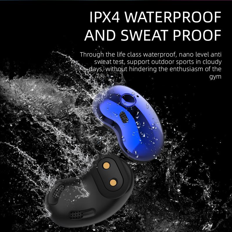S6 TWS Tai Nghe Nhét Tai Không Dây Bluetooth Tai Nghe Tai Nghe Mini Chống Nước Nhạc Tai Nghe Stereo Tai Nghe Nhét Tai Thể Thao Cho iPhone Xiaomi