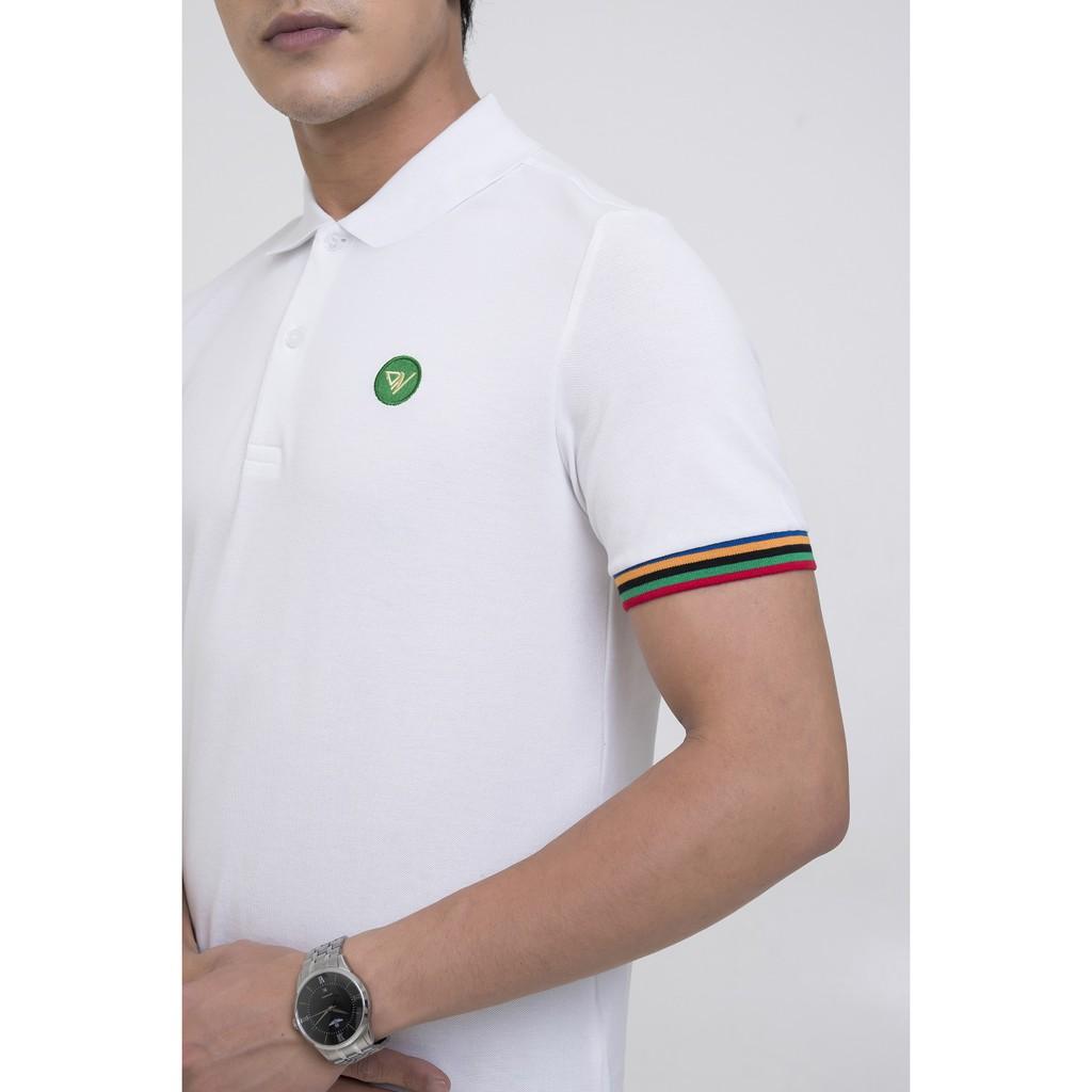 Áo thun polo nam cao cấp logo tròn chất cotton mềm mịn thấm hút mồ hôi chính hãng DARNELL DN04