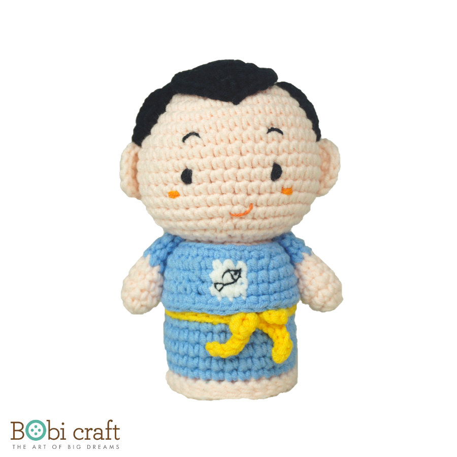 Thú bông len Bobicraft - Tí - Đồ chơi an toàn Quà tặng bé