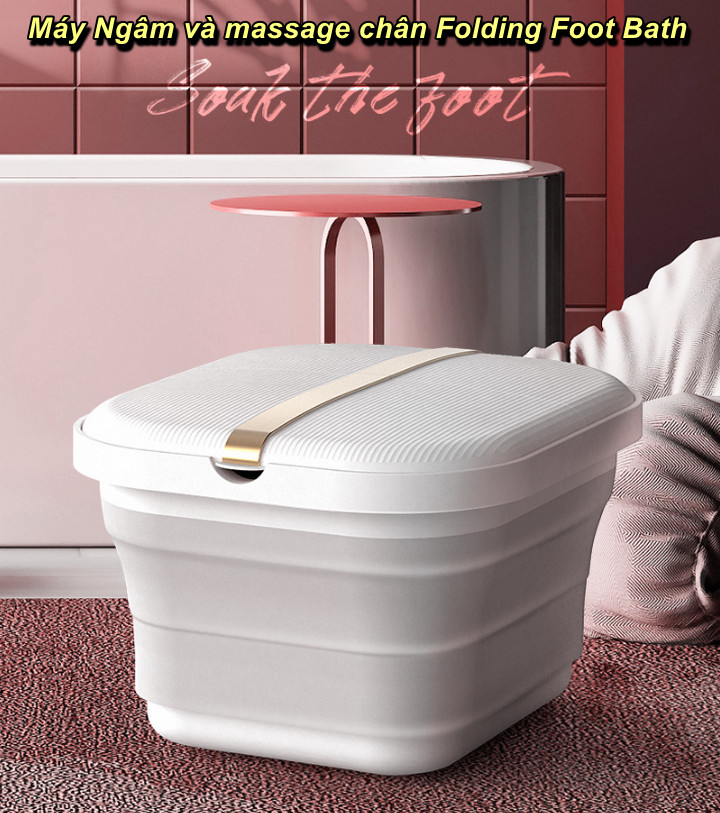 Máy massage chân Folding Foot Bath Điều Khiển Từ Xa - Home and Garden