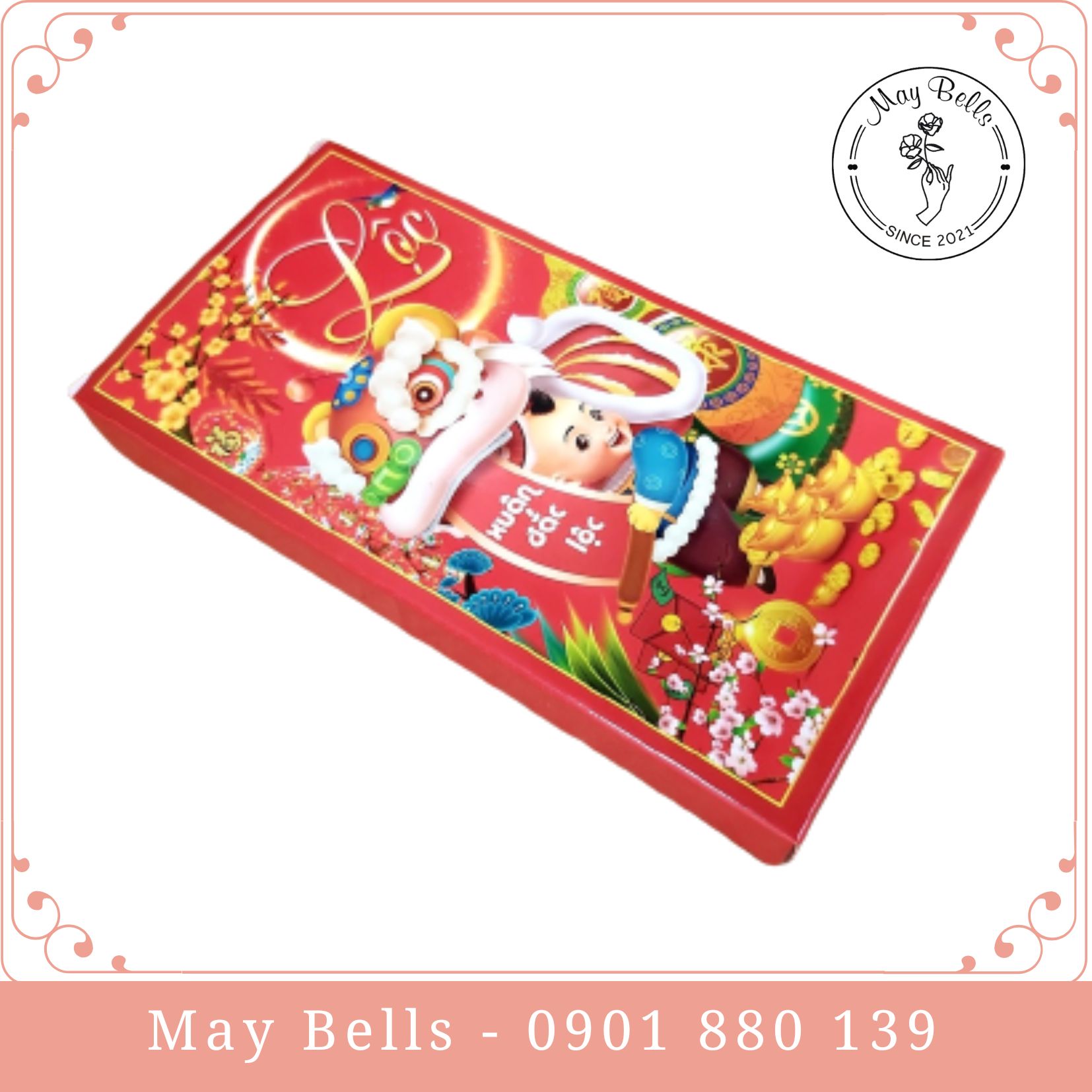 Lì Xì Gieo Quẻ Tết Quý Mão 2023 12 Câu Chúc Phát Lộc, Lì Xì Que Có Hộp Đựng và 12 Que Rút In Câu Chúc Hot Trend Ấn Tượng