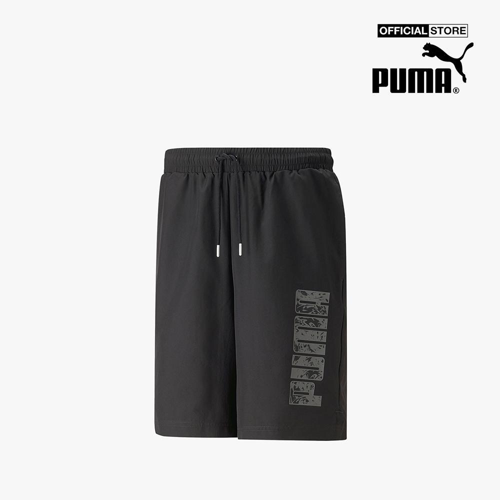 PUMA - Quần shorts tập luyện nam Power Woven673400