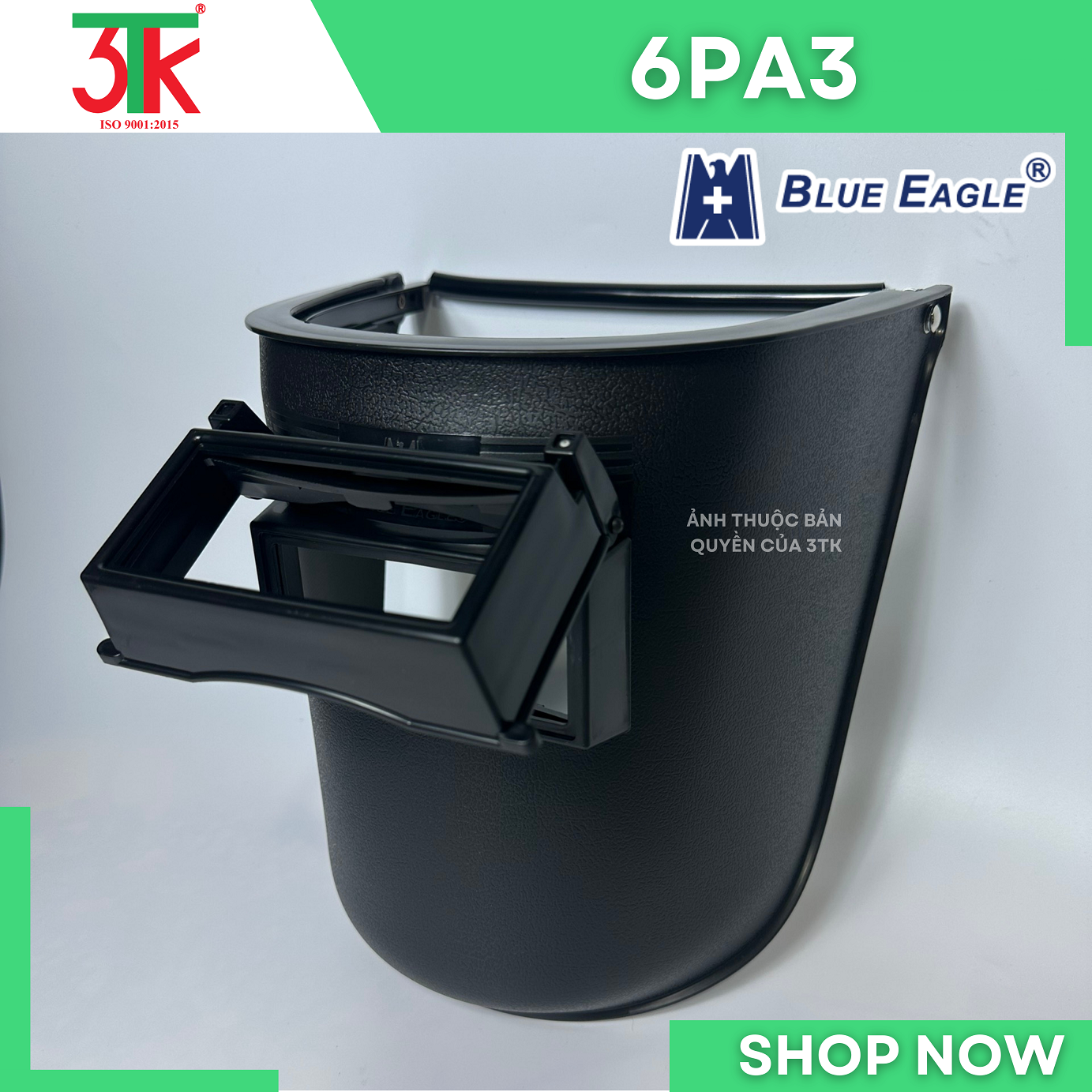 Mặt nạ hàn có thể kết hợp mũ Blue Eagle 6PA3