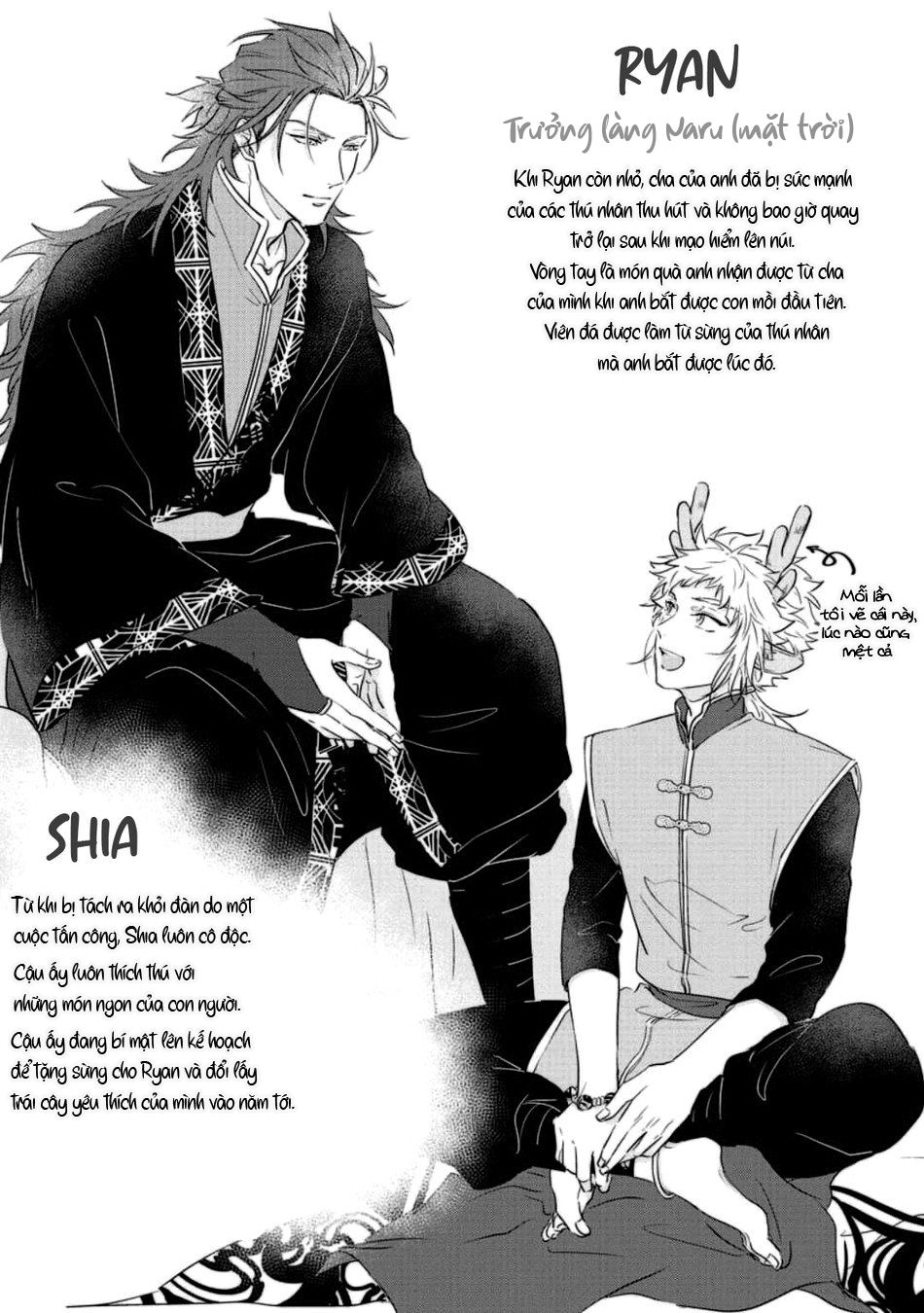 gặp gỡ em, thú nhân màu chàm trắng chapter 5.5 10