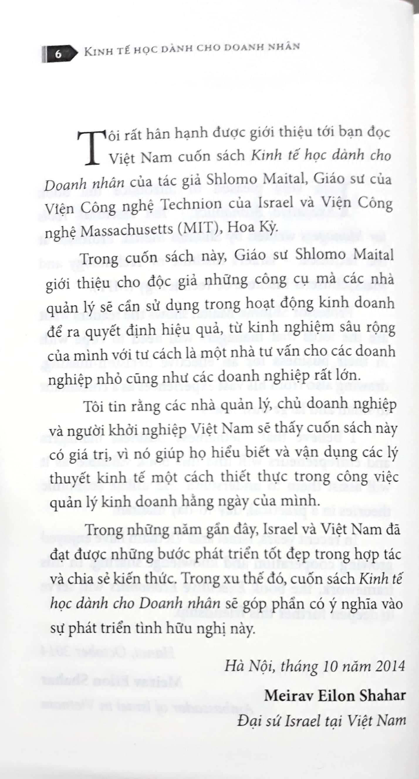 Kinh Tế Học Dành Cho Doanh Nhân (Tái Bản 2018)