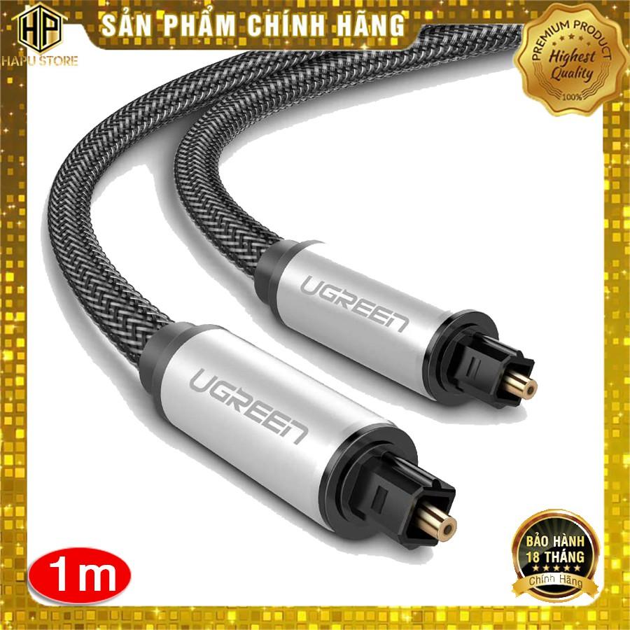Cáp audio quang Ugreen AV108 vỏ nhôm cao cấp -Hàng Chính Hãng