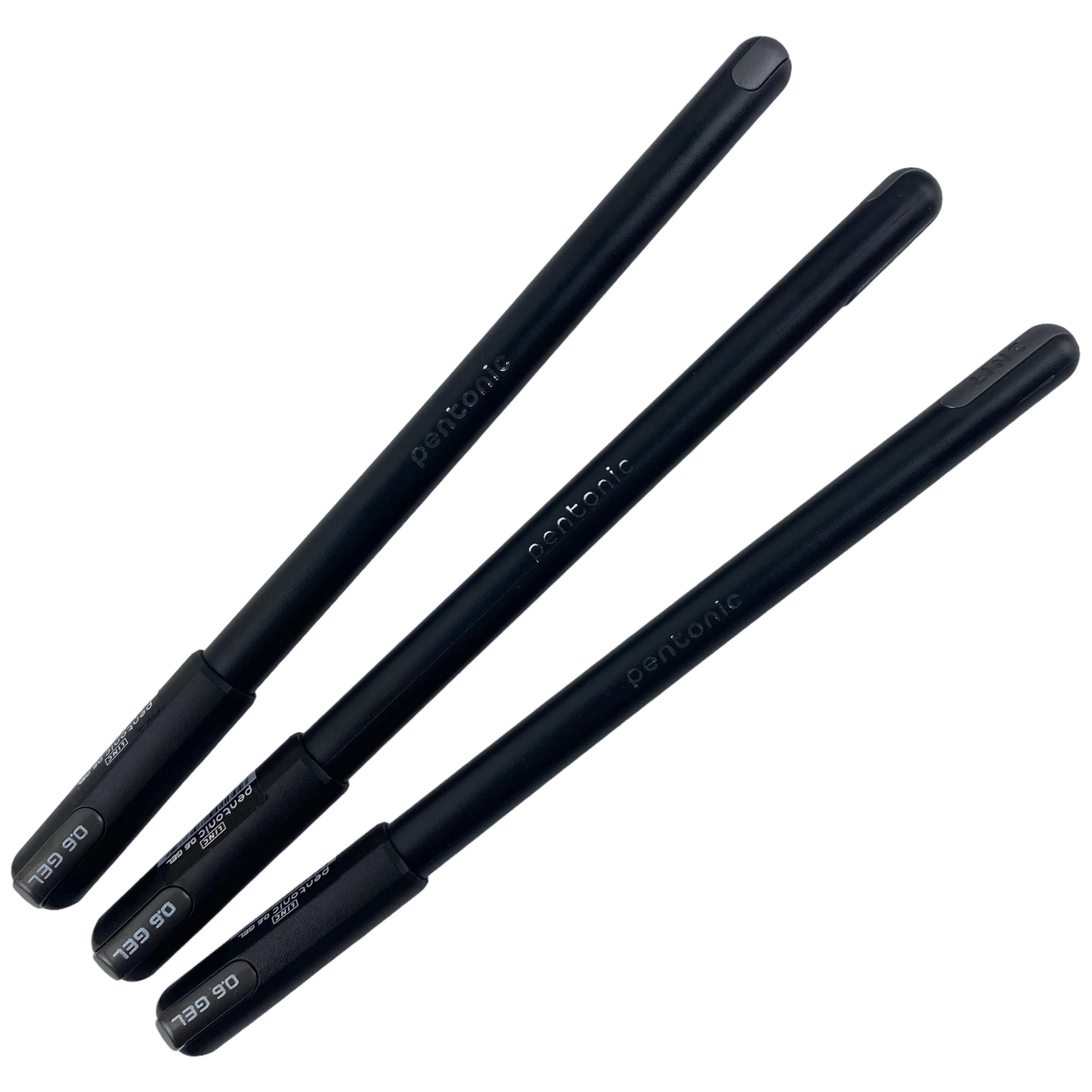 Combo 5 Bút gel LinC Pentonic 856 ngòi 0.6mm Mực xanh, đen, đỏ, tím - Mực ra đều, êm trơn (Riêng mực tím ngòi 0.7mm)