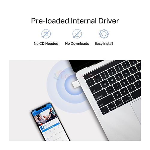 USB Wifi Innostyle Wifi 6 AX900 Nano Bluetooth USB Adapter MA60XNB - Hàng chính hãng