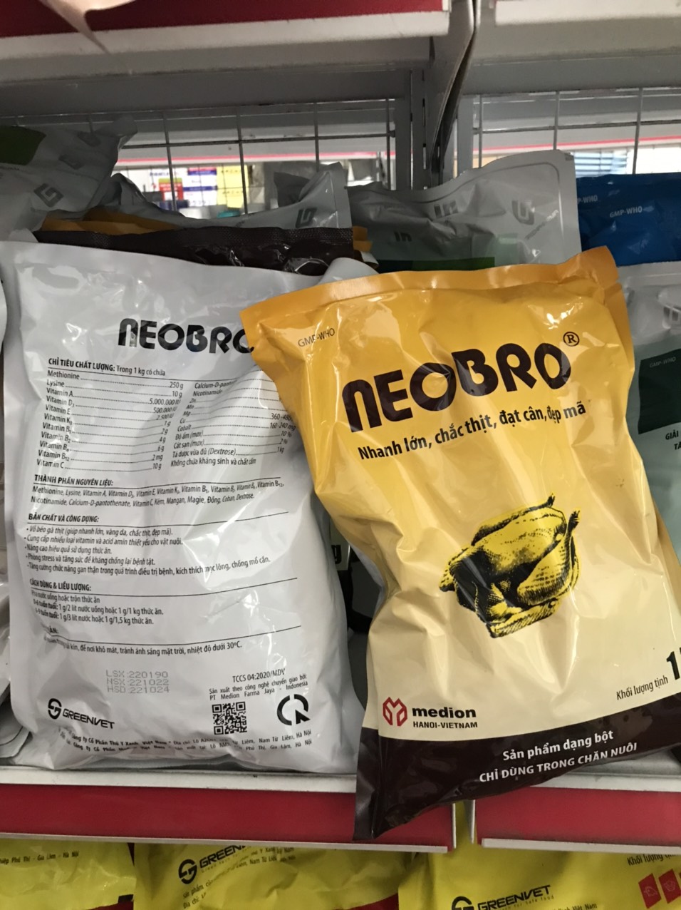 Neobro 1kg Siêu vỗ béo gà, vịt