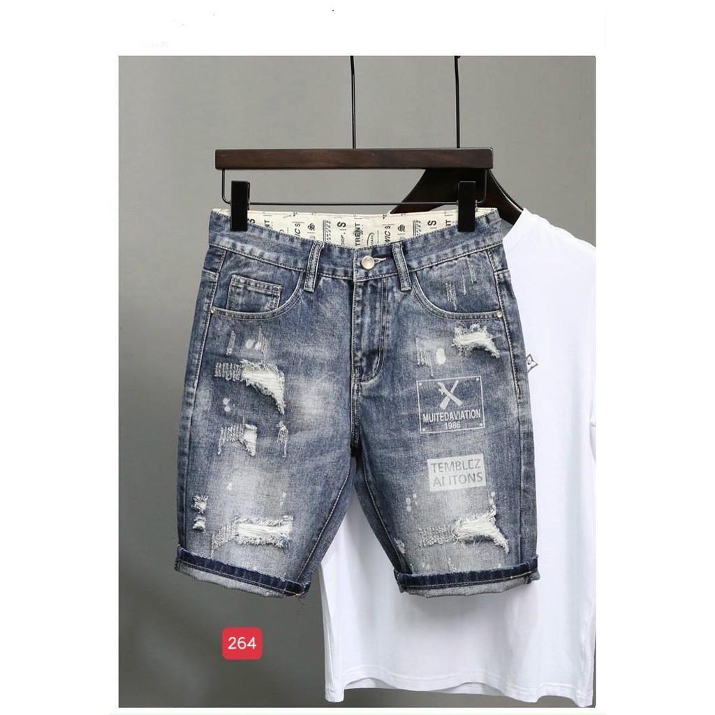 Quần Sọt Nam chất jean King168 , Quần Short Jean Nam cao cấp NT508