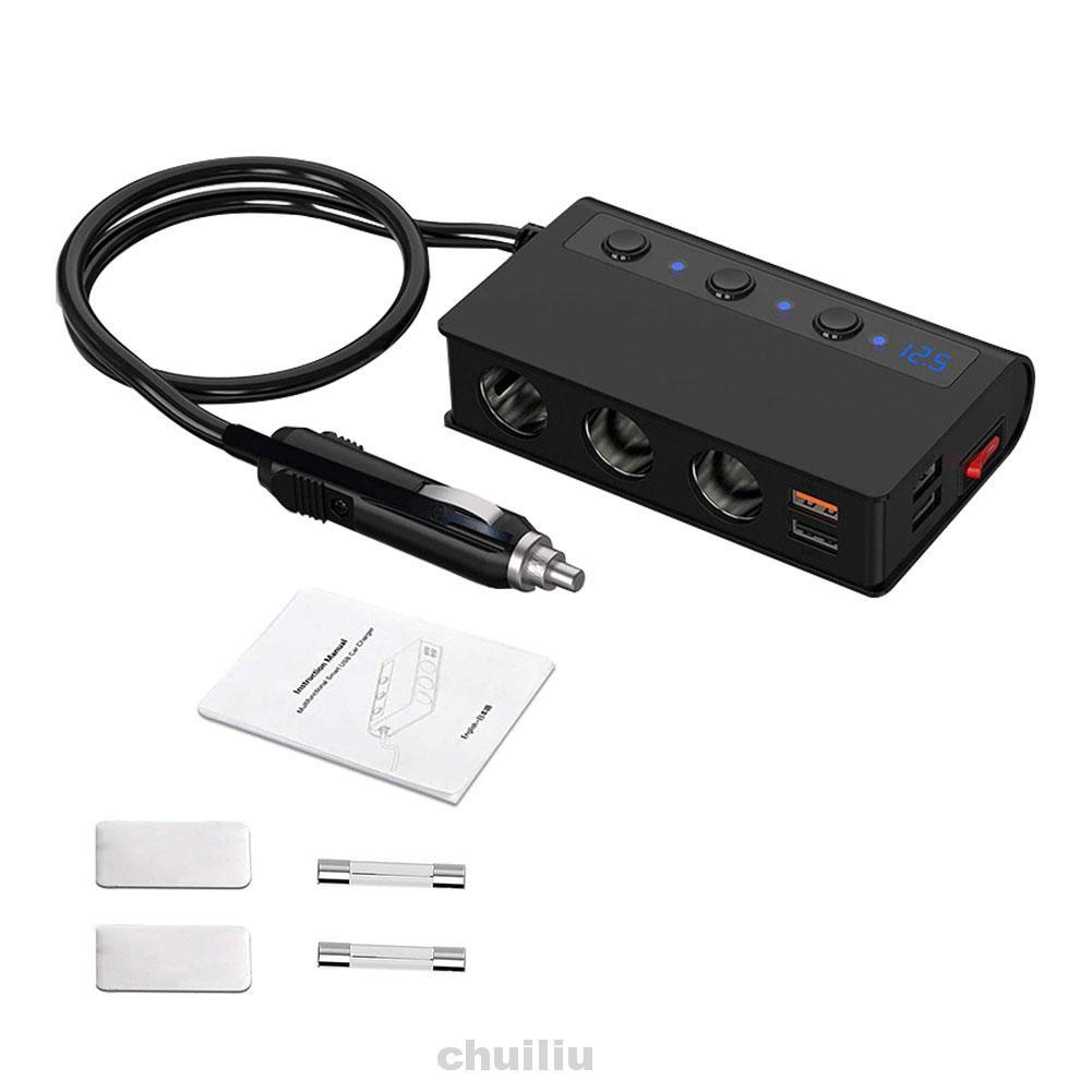 Tẩu Sạc 3 Cổng Cho Xe Ô Tô