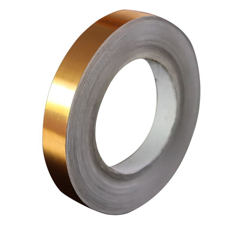50 mét băng keo dán gạch men vàng kim sang trọng trang trí nhà cửa, không thấm nước bản 0.5cm và 1 cm