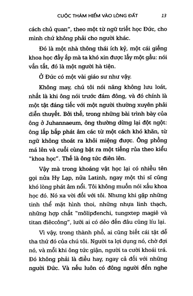 Cuộc Thám Hiểm Vào Lòng Đất (Tái Bản)