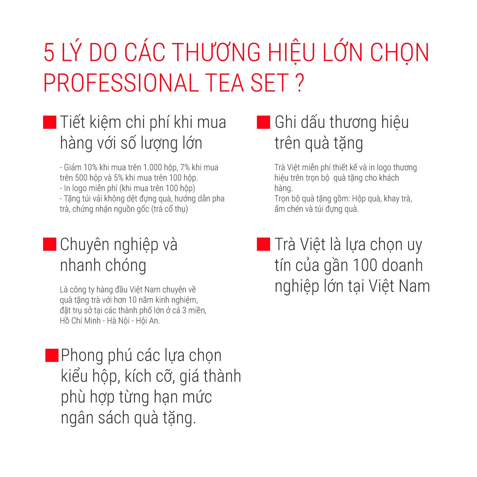 TRÀ VIỆT Hộp Quà Tết An Khang Giấy Gân Nổi Mỹ Thuật Cao Cấp