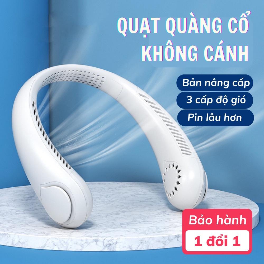 Quạt USB mini vòng cổ sạc tích điện