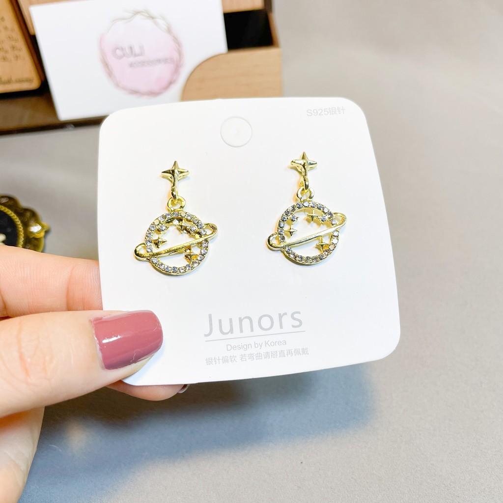 Khuyên tai, Bông tai thời trang nữ hình vũ trụ HT634 - Culi accessories