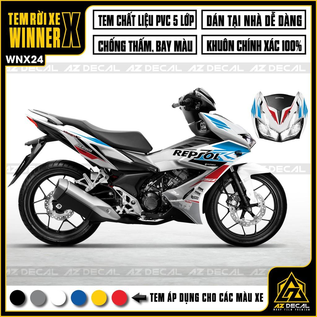 Tem Rời Dán Xe Winner X Mẫu Repsol 03 | WNX24 | Decal Chế Xe Máy Chất Liệu PVC Cao Cấp