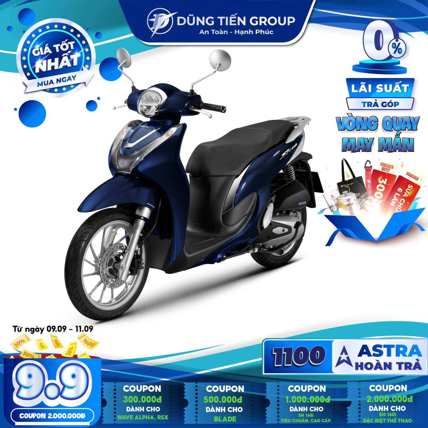 Xe Máy Honda SH Mode - Phiên Bản Tiêu Chuẩn - Smartkey