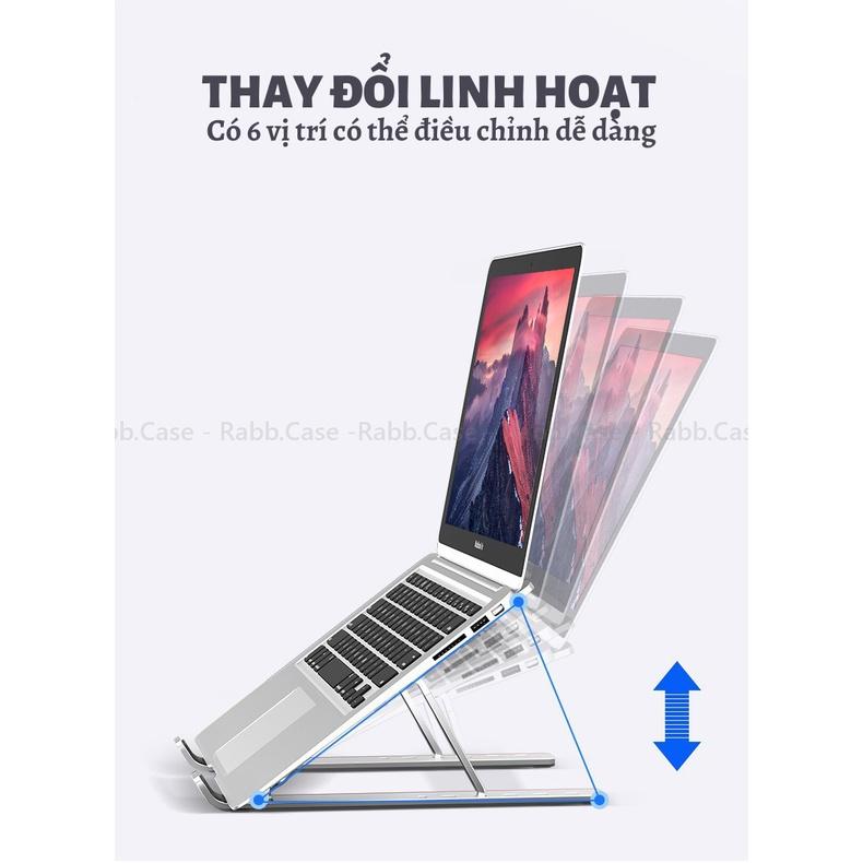 Giá đỡ N3/N8 dành cho Macbook, Laptop bằng nhôm cao cấp, phủ sơn tĩnh điện, có thể gấp gọn dễ dàng, tặng kèm túi vải