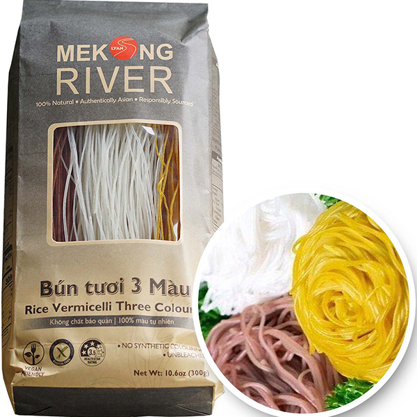 Combo 3 túi Bún Tươi 3 màu 300g