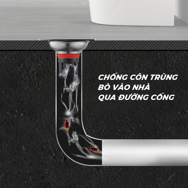 Nắp Cống Ngăn Mùi Chống Côn Trùng, Phù Hợp Với Nhà Tắm Thoát Nước Dễ Dàng Ngăn Nước Trào Ngược Chất Liệu PVC