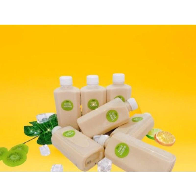 100 Chai Nhựa Dẹt Đựng Trà Sữa