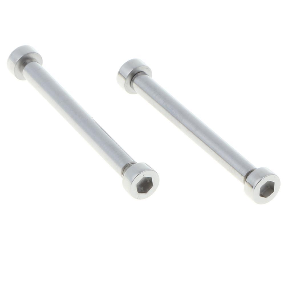 2-3pack 26mm Strap Watch Band Connecting Ear Rod Strap Link Connector Rod silver