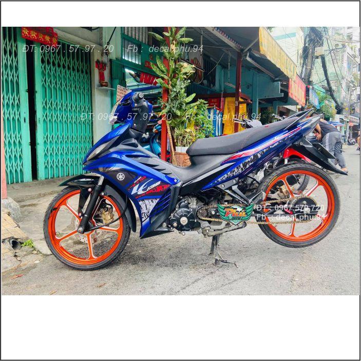 Tem Rời Exciter 135 Lc xanh đen