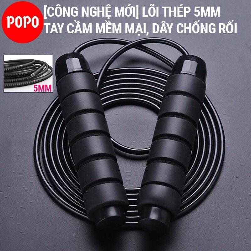 Dây nhảy giảm cân SPORTY Chất liệu lõi thép cao cấp, nhảy dây thể lực hỗ trợ tập GYM TS35