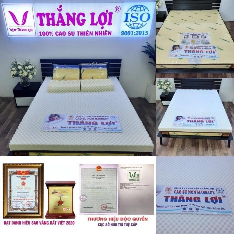 nệm cao su non massage thắng lợi đủ kích thước 1m size 2m2