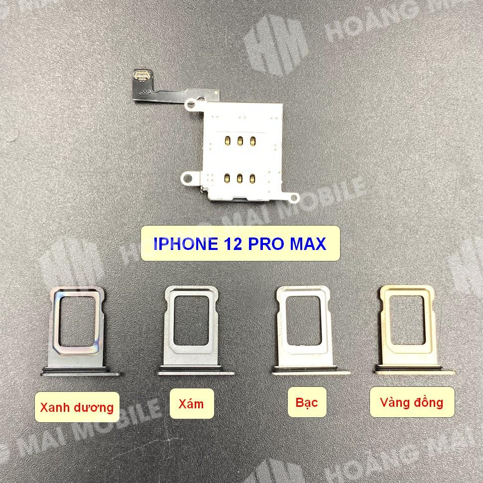 Combo độ 2 sim cho iPhone 12 Pro Max (ổ và khay)