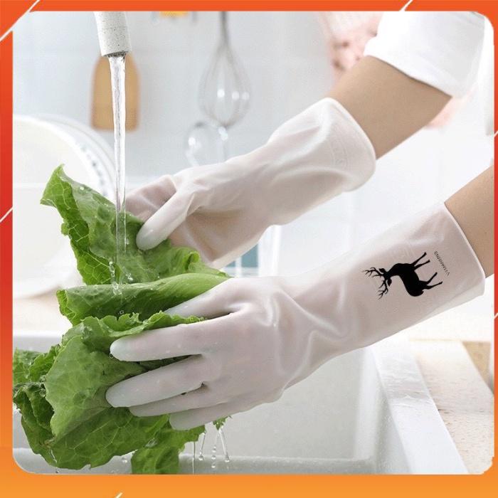 Bao Tay Rửa Chén Hình Hươu Siêu Dai