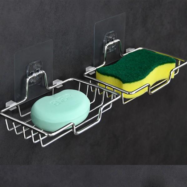 Kệ Dán Tường Đựng Xà Bông Inox 304, Kệ Đựng Xà Bông Inox 304 Dán Tường Siêu Chắc