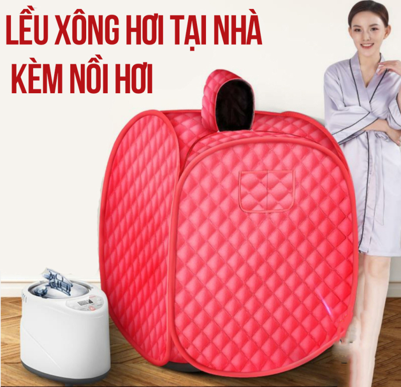 Combo nồi xông hơi cao cấp kèm lều xông Giải Cảm, Xông Hơi Sau Sinh