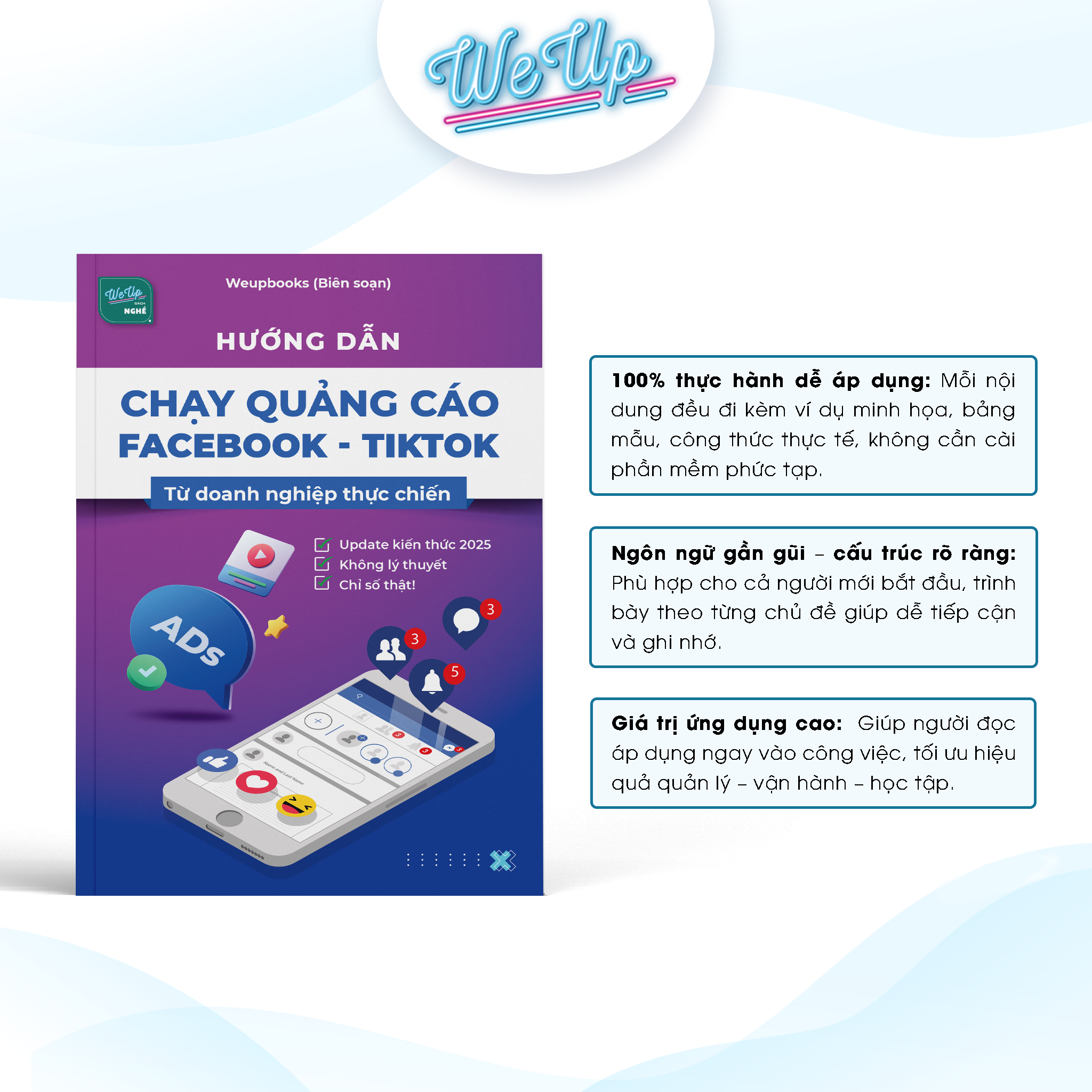 Combo 5 Cuốn: Hướng Dẫn Kiếm Tiền Xuyên Biên Giới Từ Youtube + Công Cụ AI X3 Hiệu Suất + Sản Xuất Video Ngắn - Livestream Khác Biệt + Infographic Từ A-Z Về Nghề Marketing + Hướng Dẫn Chạy Quảng Cáo