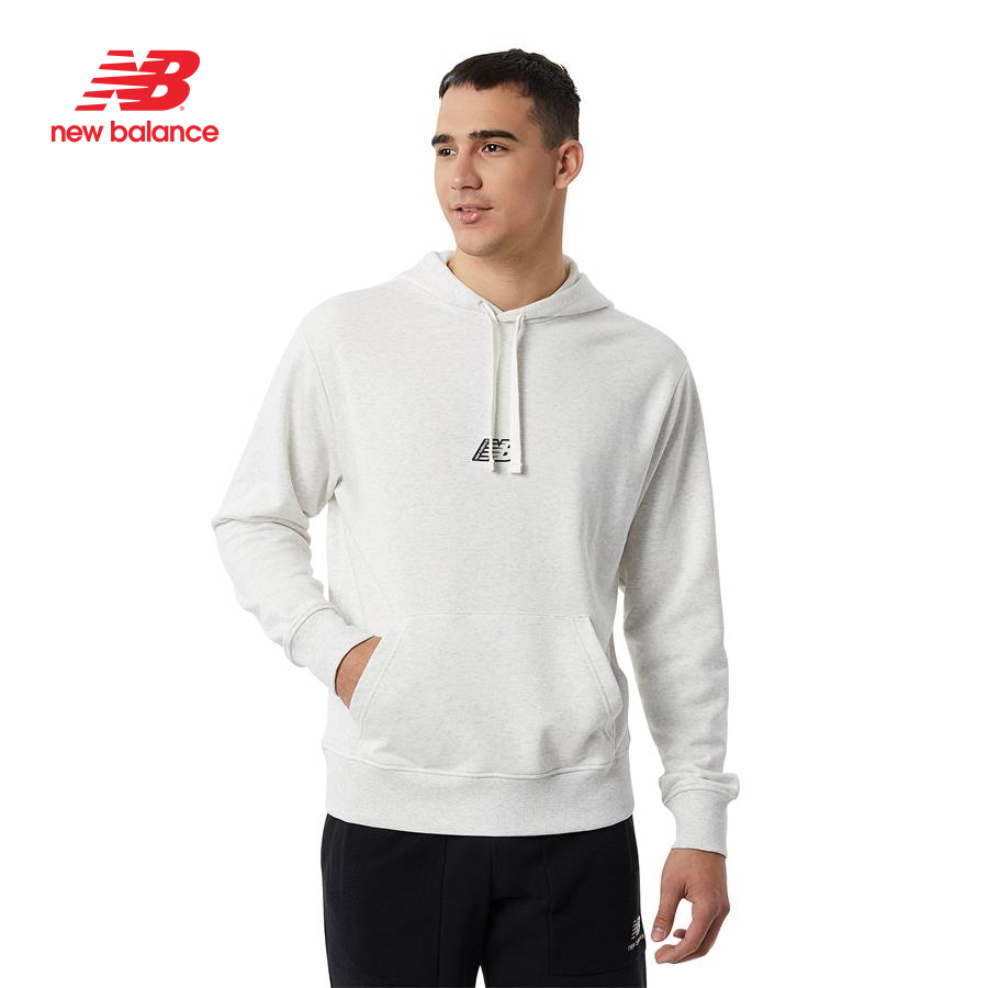Áo khoác hoodie thời trang nam New Balance LIFESTYLE HOODIES M SEA SALT HEATHER - AMT23511SAH (form châu á)