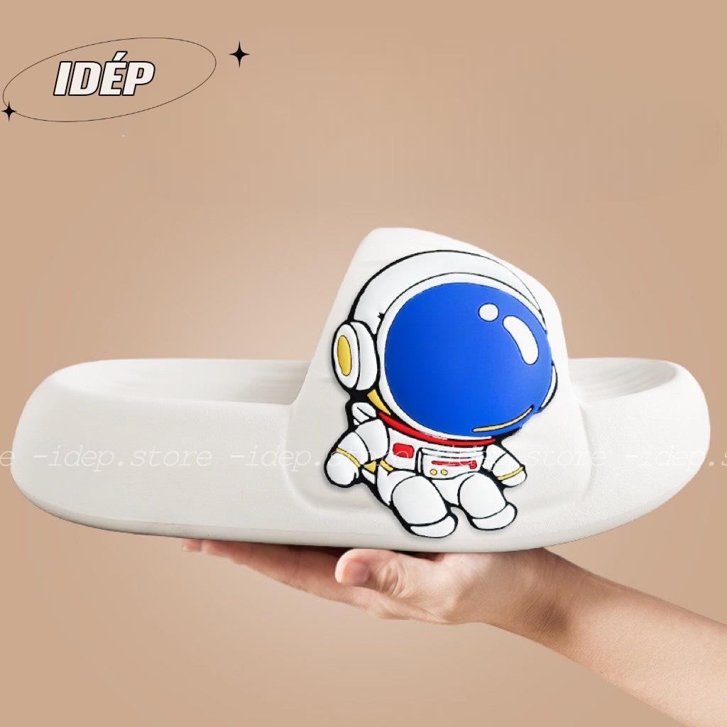 Dép Bánh mì béo GẤU MARIO đế độn 4cm nam nữ quai ngang EVA siêu nhẹ iDÉP DL295